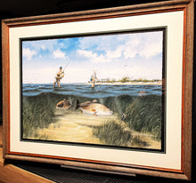 Load image into Gallery viewer, John Dearman Golden Moment - GiClee Half Sheet - Brand New Super Custom Sporting Frame