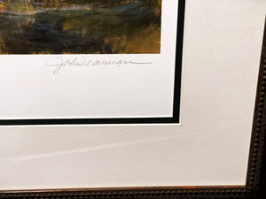 John Dearman Magic Bar Lithograph - Brand New Super Custom Sporting Frame  ***  SPRING SPECIAL  ***