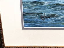 Load image into Gallery viewer, John Dearman Greenwing Teal Original Watercolor Painting Full Sheet Year 1987 - Brand New Super Custom Sporting Frame