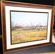 Load image into Gallery viewer, John Dearman Quail 2023 GiClee Full Sheet - Bobwhite Quail Hunting - Brand New Super Custom Sporting Frame