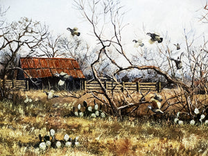 John Dearman Quail 2023 GiClee Full Sheet - Bobwhite Quail Hunting - Brand New Super Custom Sporting Frame