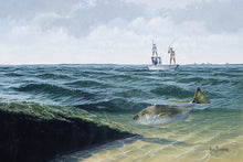 Load image into Gallery viewer, John Dearman - Redfish 2008 - GiClee Half Sheet - Brand New Custom Sporting Frame,