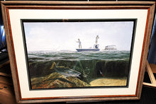 Load image into Gallery viewer, John Dearman Speckled Trout 2008 Giclee Full Sheet Artist Proof - Brand New Custom Sporting Frame