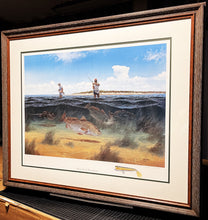Load image into Gallery viewer, John Dearman - Trick Or Treat &amp; Stingray Reds - Lithograph Set With Remarque Matched Set - Brand New Custom Sporting Frame