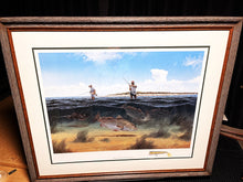 Load image into Gallery viewer, John Dearman - Trick Or Treat &amp; Stingray Reds - Lithograph Set With Remarque Matched Set - Brand New Custom Sporting Frame