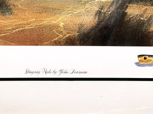 John Dearman - Trick Or Treat & Stingray Reds - Lithograph Set With Remarque Matched Set - Brand New Custom Sporting Frame