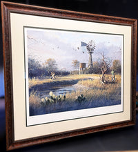 Load image into Gallery viewer, John Dearman The Late Show Lithograph - Brand New Super Custom Sporting Frame