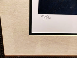 John Dearman The Late Show Lithograph - Brand New Super Custom Sporting Frame