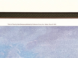 John Dearman - Trick Or Treat & Stingray Reds - Lithograph Set With Remarque Matched Set - Brand New Custom Sporting Frame