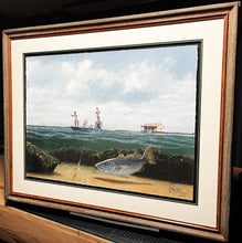Load image into Gallery viewer, John Dearman - Speckled Trout 2007 - FS GiClee Speckled Trout - Brand New Custom Sporting Frame