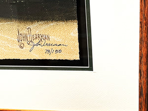 John Dearman Speckled Trout 2007 GiClee Full Sheet - Speckled Trout - Brand New Custom Sporting Frame