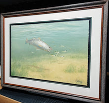 Load image into Gallery viewer, John Dearman Trout 2014 GiClee Full Sheet - Brand New Custom Sporting Frame