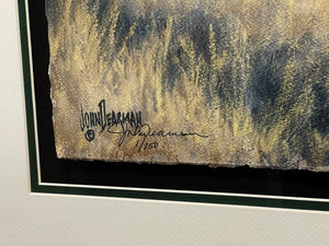John Dearman Whitetail 2020 GiClee Half Sheet Number 1 Of Series - Coastal Conservation Association CCA - Brand New Custom Sporting Frame