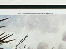 Load image into Gallery viewer, John P. Cowan Coming To Horns Lithograph Year 1990 - Brand New Super Custom Sporting Frame