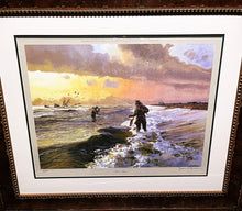 Load image into Gallery viewer, John P. Cowan First Bar - Lithograph - Coastal Conservation Association CCA Dinner Print Year 1989 - Brand New Super Custom Sporting Frame