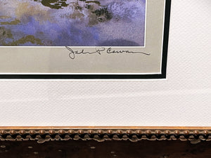 John P. Cowan First Bar - Lithograph - Coastal Conservation Association CCA Dinner Print Year 1989 - Brand New Super Custom Sporting Frame