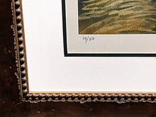 Load image into Gallery viewer, John P. Cowan First Bar - Lithograph - Coastal Conservation Association CCA Dinner Print Year 1989 - Brand New Super Custom Sporting Frame