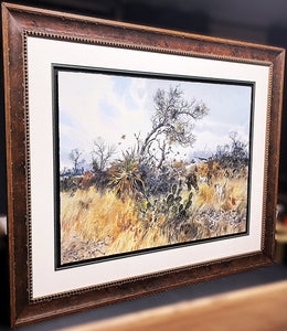 John P. Cowan Heavy Cover GiClee Full Sheet - Brand New Super Custom Sporting Frame