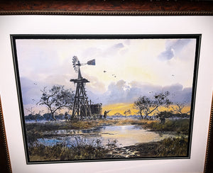 John P. Cowan Hot Tank GiClee Full Sheet - Brand New Super Custom Sporting Frame