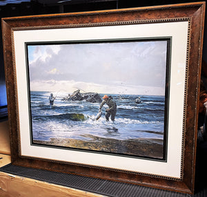 John P. Cowan Maybe A Keeper GiClee Full Sheet - Rare - Brand New Super Custom Sporting Frame