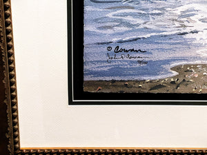John P. Cowan Maybe A Keeper GiClee Full Sheet - Rare - Brand New Super Custom Sporting Frame