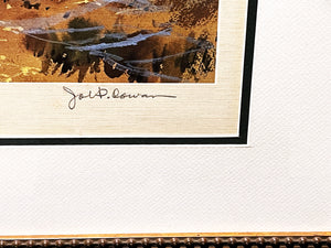 John P. Cowan Memories Lithograph Year 1978 - Coastal Conservation Association CCA GCCA - Brand New Super Custom Sporting Frame