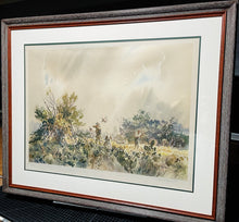 Load image into Gallery viewer, John P. Cowan Quail Tree Lithograph Print Year 1969 - Brand New Custom Sporting Frame