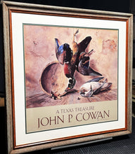 Load image into Gallery viewer, John P. Cowan A Texas Treasure Lithograph Quality Poster Print Framed - Brand New Super Custom Sporting Frame
