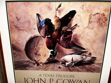 Load image into Gallery viewer, John P. Cowan A Texas Treasure Lithograph Quality Poster Print Framed - Brand New Super Custom Sporting Frame