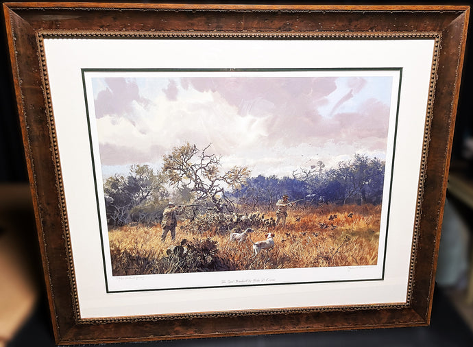 John P. Cowan The Bad Windmill Lithograph Artist Proof 2003 - Brand New Super Custom Sporting Frame