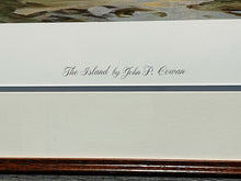 Load image into Gallery viewer, John P. Cowan &quot;The Island&quot; Oversize Owners Edition Lithograph Print - Classic Canada Goose Scene Published and Printed 1995 - Mint Condition - Brand New Custom Sporting Frame