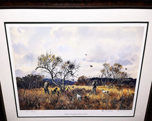 Load image into Gallery viewer, John P. Cowan Upwind Downwind Lithograph Rare Artist Proof Year 2003- Brand New Super Custom Sporting Frame