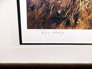John P. Cowan Upwind Downwind Lithograph Rare Artist Proof Year 2003- Brand New Super Custom Sporting Frame