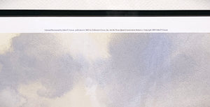 John P. Cowan Upwind Downwind Lithograph Rare Artist Proof Year 2003- Brand New Super Custom Sporting Frame