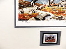 Load image into Gallery viewer, Ken Carlson 1982 North American Wild Sheep Foundation With Stamp - Brand New Custom Sporting Frame