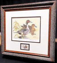 Load image into Gallery viewer, Ken Carlson 1982 Texas Waterfowl Duck Stamp Print With Stamp - Brand New Super Custom Sporting Frame  ***  SPRING SPECIAL  ***