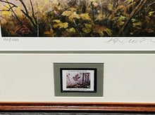 Load image into Gallery viewer, Ken Carlson 1985 The Ruffed Grouse Society Conservation With Stamp - Brand New Custom Sporting Frame