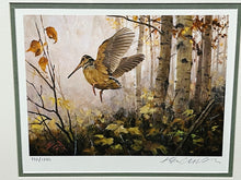 Load image into Gallery viewer, Ken Carlson 1985 The Ruffed Grouse Society Conservation With Stamp - Brand New Custom Sporting Frame