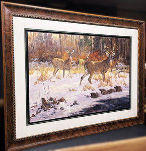 Ken Carlson A Faint Sound GiClee Full Sheet - Brand New Super Custom Sporting Frame