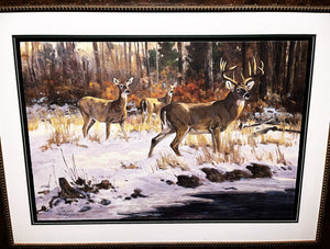 Ken Carlson A Faint Sound GiClee Full Sheet - Brand New Super Custom Sporting Frame