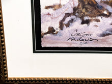 Load image into Gallery viewer, Ken Carlson A Faint Sound GiClee Full Sheet - Brand New Super Custom Sporting Frame