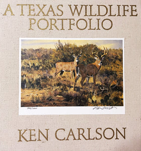 Ken Carlson A Texas Wildlife Portfolio 6 GiClee's - Super Custom Brand New Sporting Frame