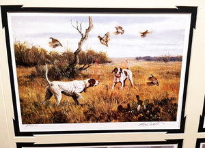 Ken Carlson A Texas Wildlife Portfolio 6 GiClee's - Super Custom Brand New Sporting Frame