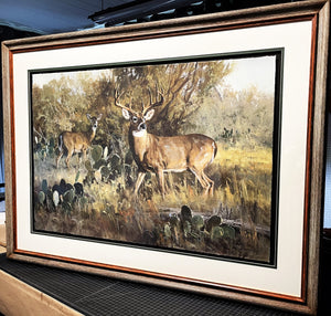 Ken Carlson - Advancing Shadows - FS GiClee - Brand New Custom Sporting Frame