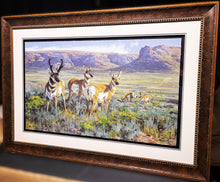 Load image into Gallery viewer, Ken Carlson High Plains Pronghorn GiClee Full Sheet - Brand New Super Custom Sporting Frame