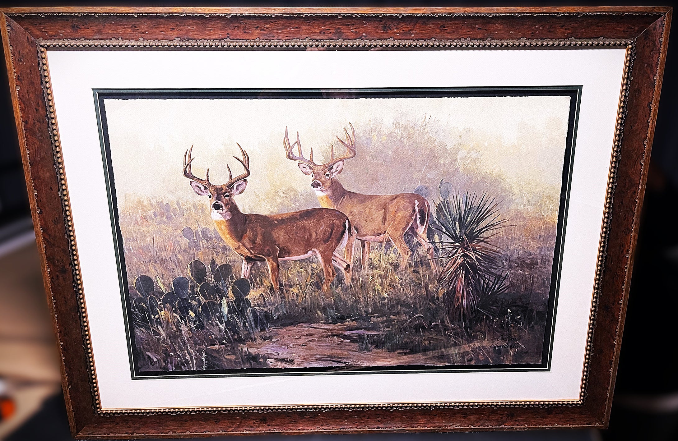 Ken Carlson Monster In The Mist GiClee Full Sheet Rare - Brand New Super Custom Sporting Frame