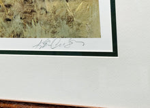 Load image into Gallery viewer, Ken Carlson Rio Grande Vigil Lithograph Classic Whitetail Year 1982 - Brand New Super Custom Sporting Frame