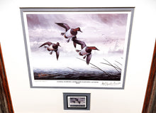 Load image into Gallery viewer, Les Kouba 1983 National Waterfowl Conservation Stamp Print With Stamp - Artist Proof  - Brand New Custom Sporting Frame