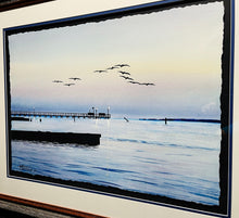 Load image into Gallery viewer, Les McDonald Dawns Early Flight GiClee Half Sheet - Brand New Super Custom Sporting Framed