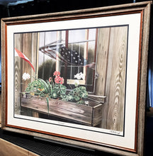 Load image into Gallery viewer, Les McDonald &quot;Refections&quot; Lithograph  - Brand New Custom Sporting Frame
